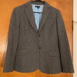 Lands End Gray Suit Jacket